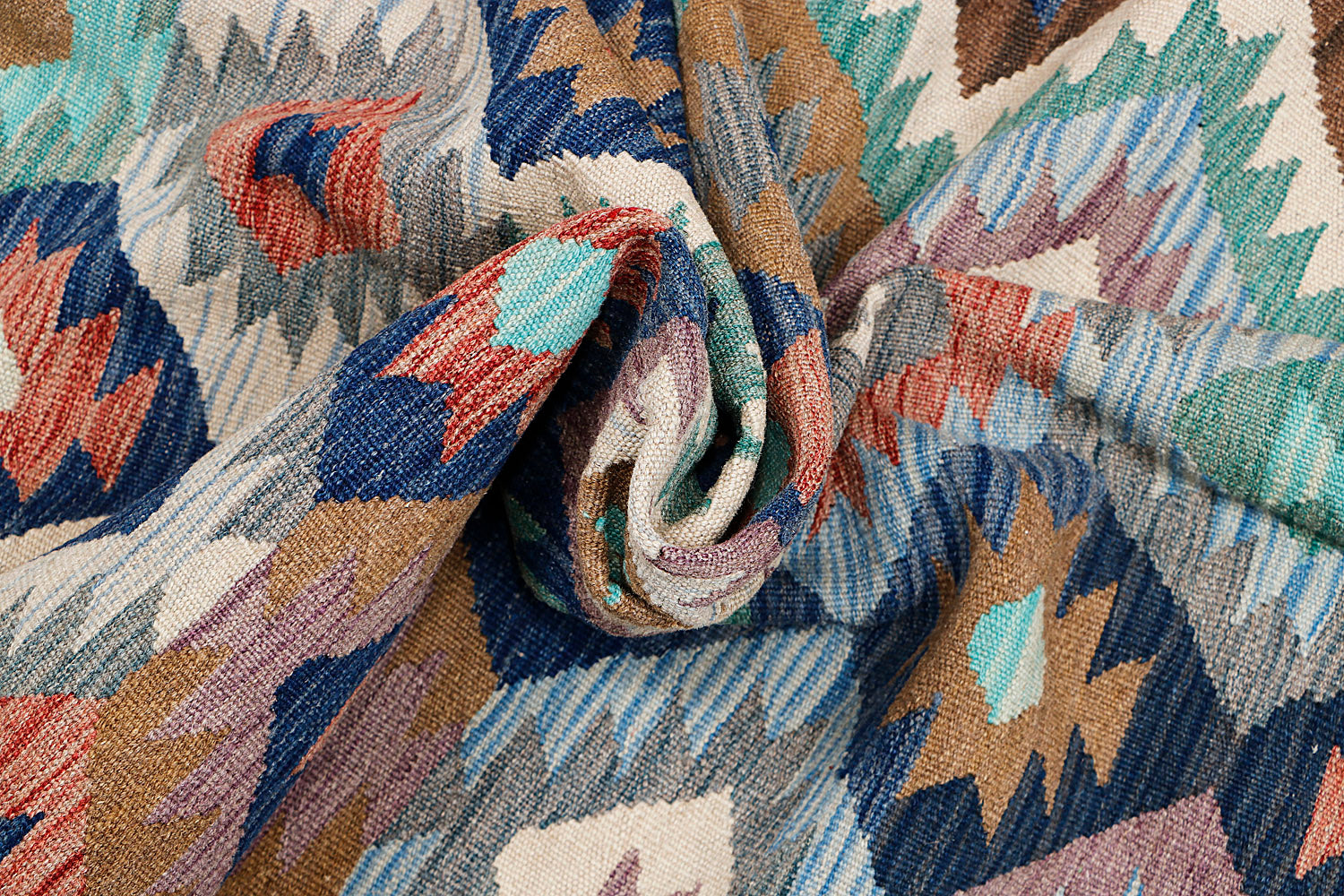 Multy Handmade Veggie Dye Kilim Rug Rectangular
