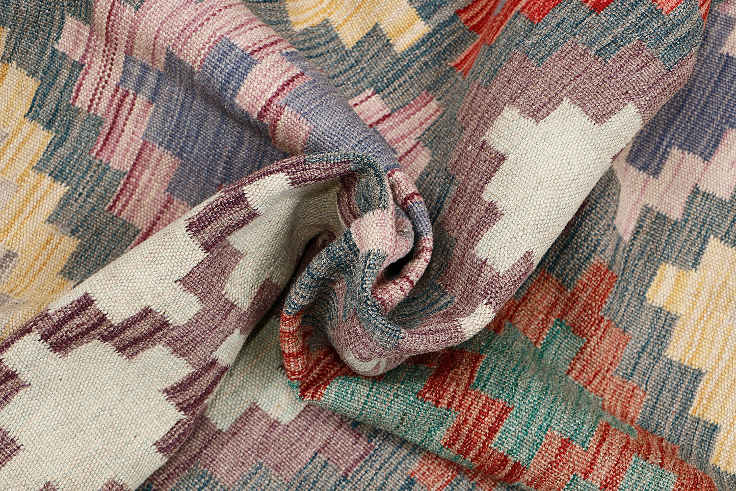 5' X 7'  Multy Handmade Veggie Dye Kilim Rug Rectangular