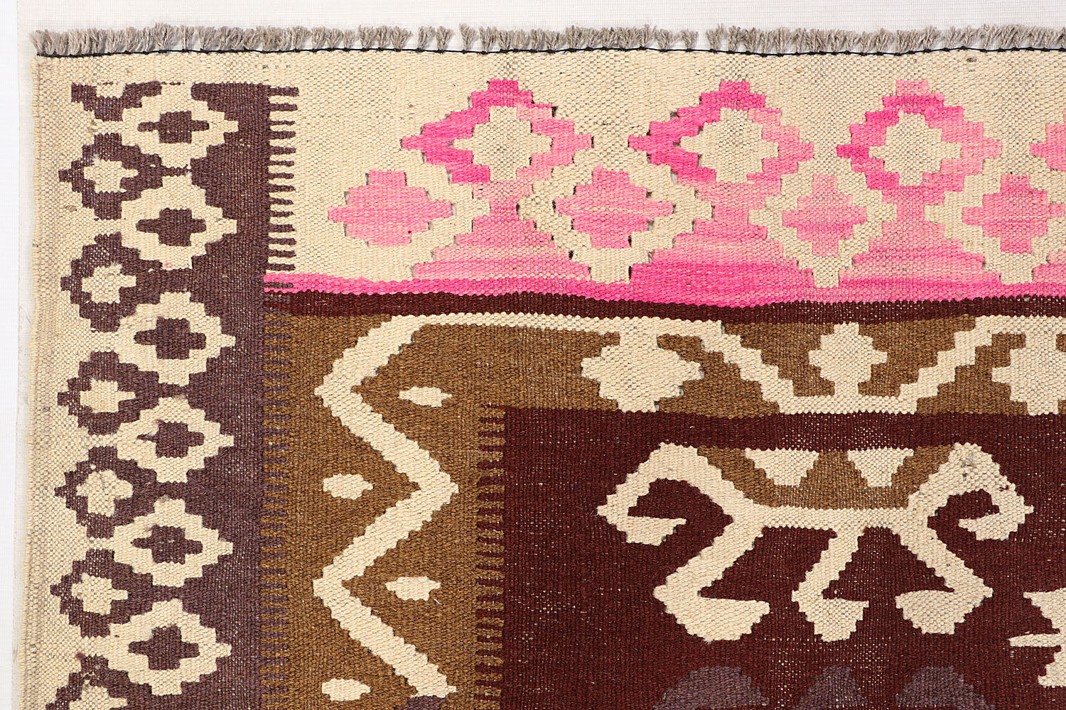 Multy Handmade Veggie Dye Kilim Rug Rectangular