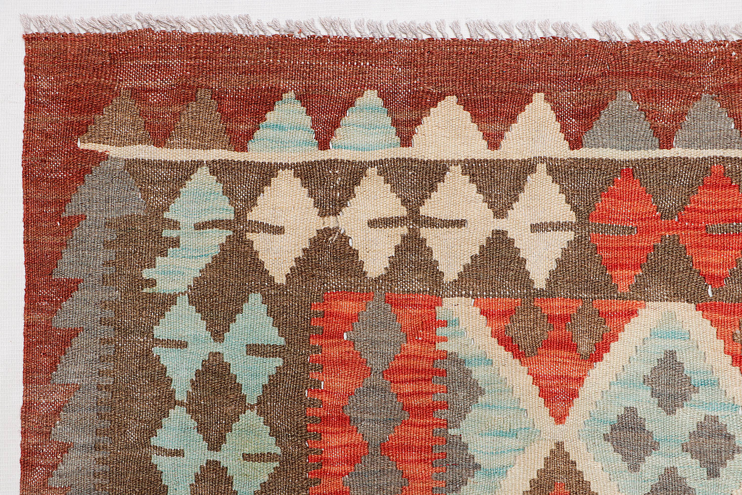 5' X 7'  Multy Handmade Veggie Dye Kilim Rug Rectangular