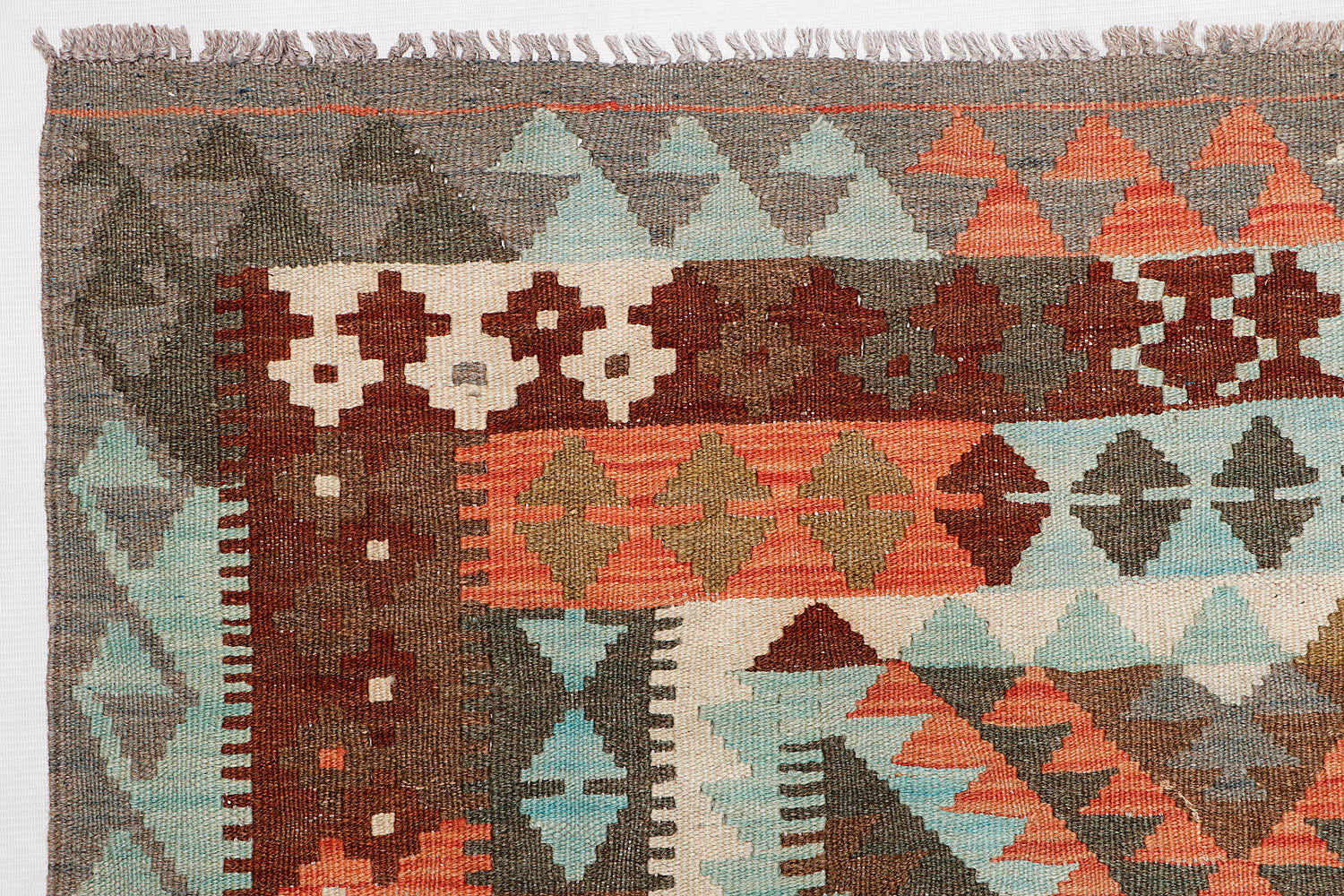 Multy Handmade Veggie Dye Kilim Rug Rectangular