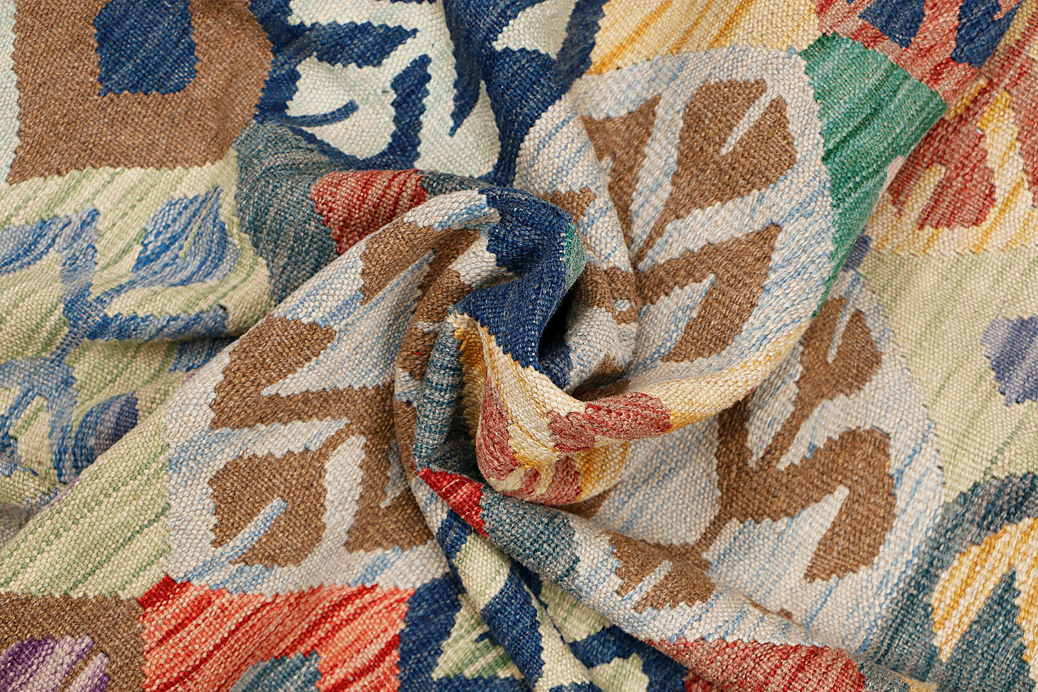 Multy Handmade Veggie Dye Kilim Rug Rectangular