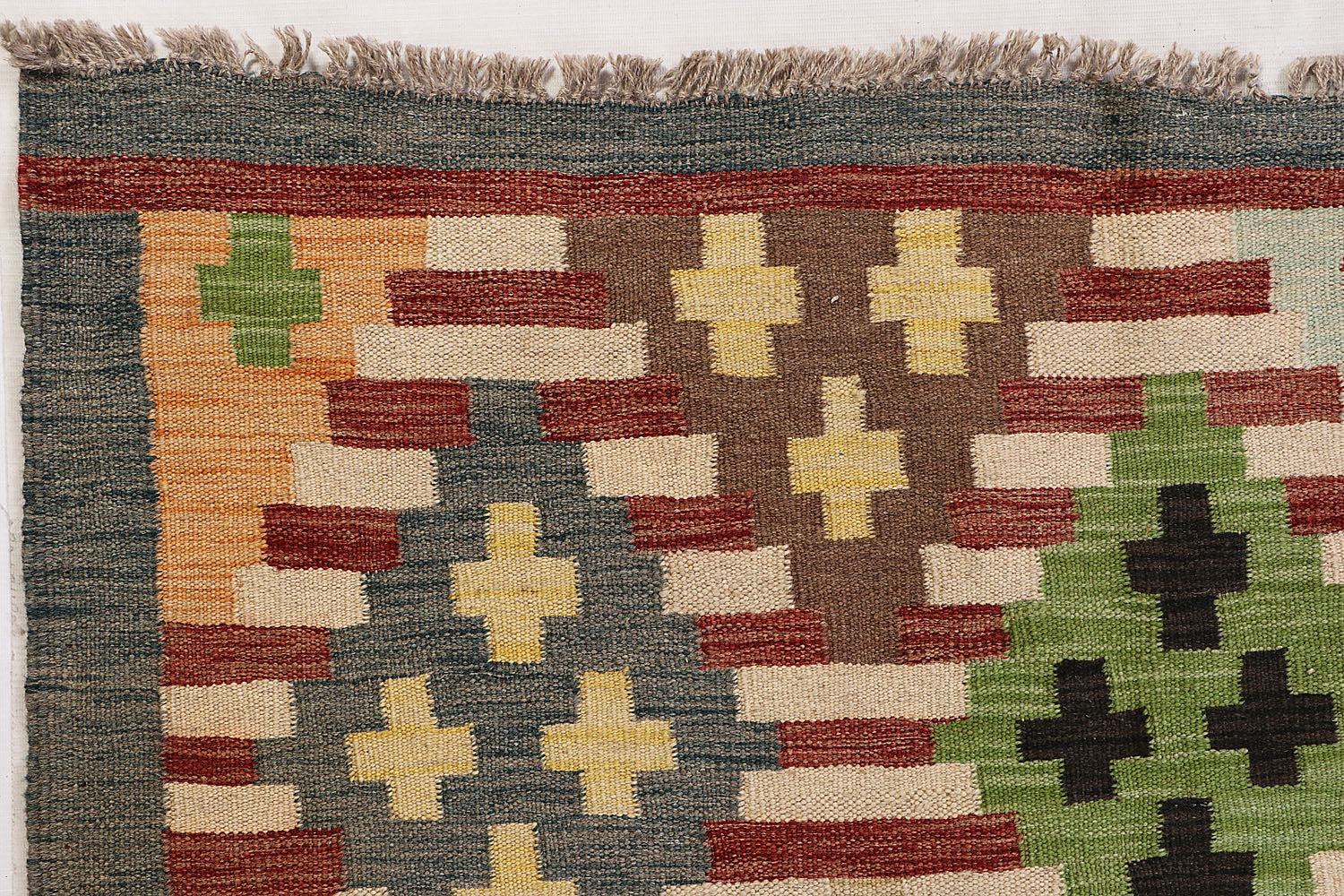 Multy Handmade Veggie Dye Kilim Rug Rectangular