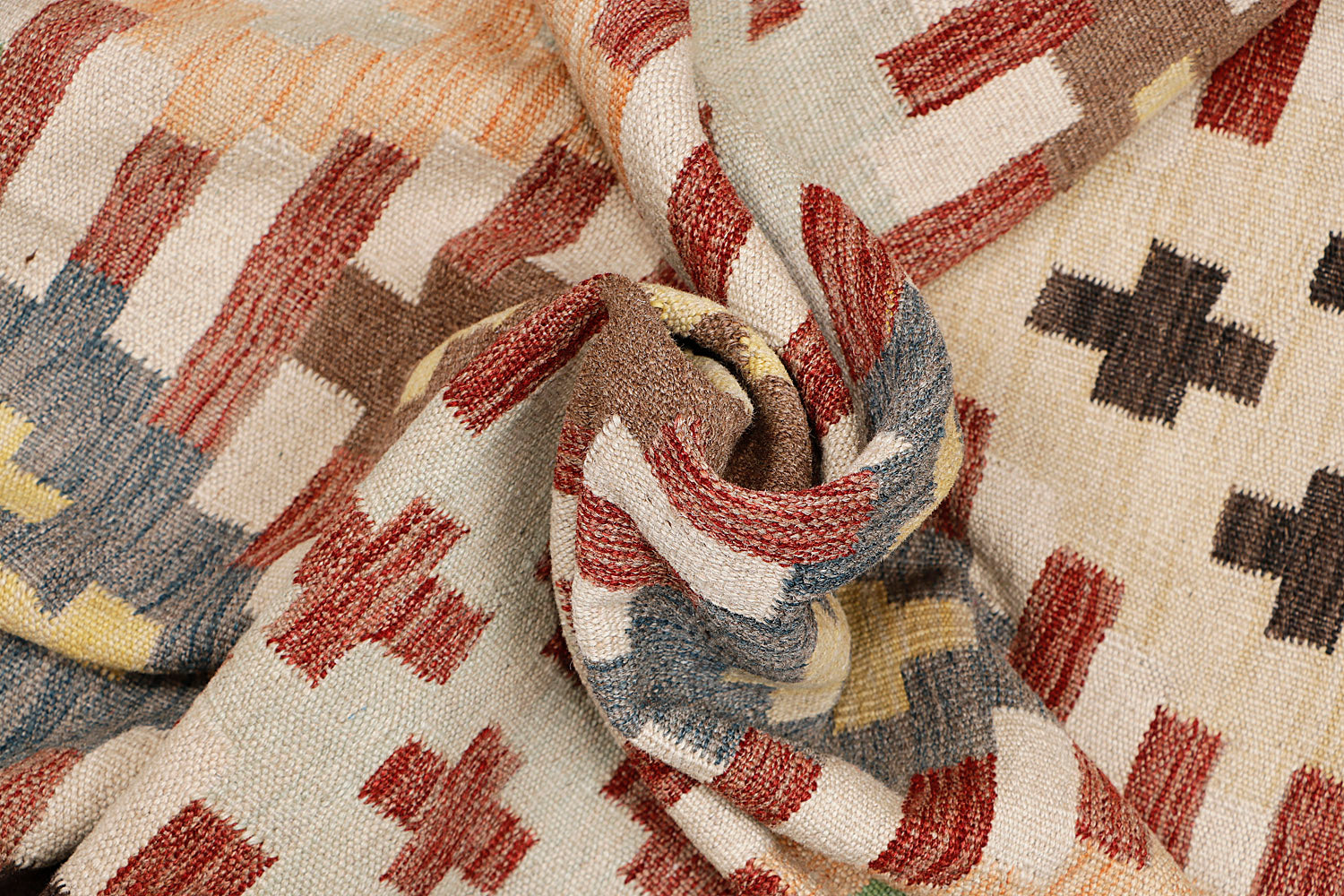 Multy Handmade Veggie Dye Kilim Rug Rectangular