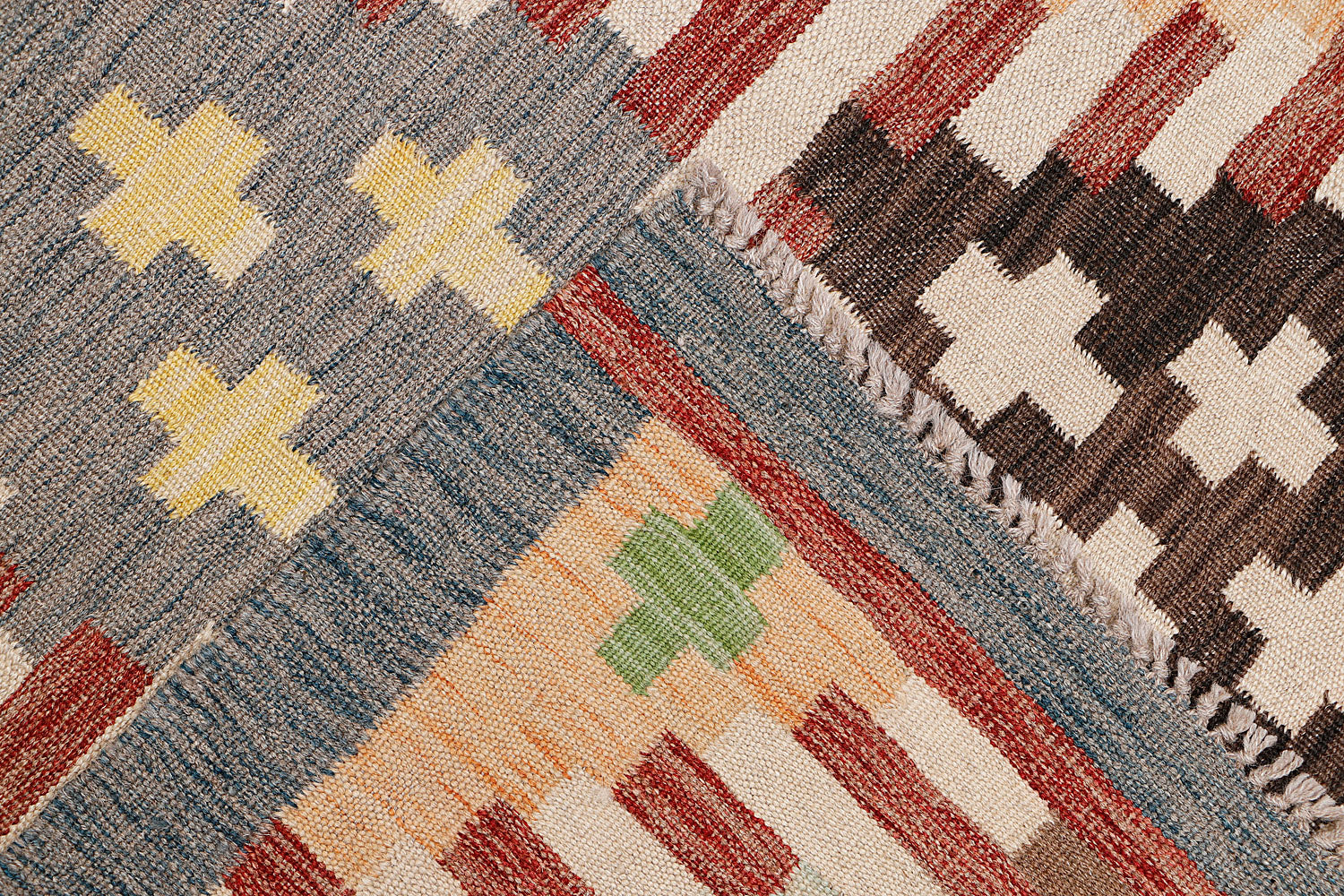 Multy Handmade Veggie Dye Kilim Rug Rectangular