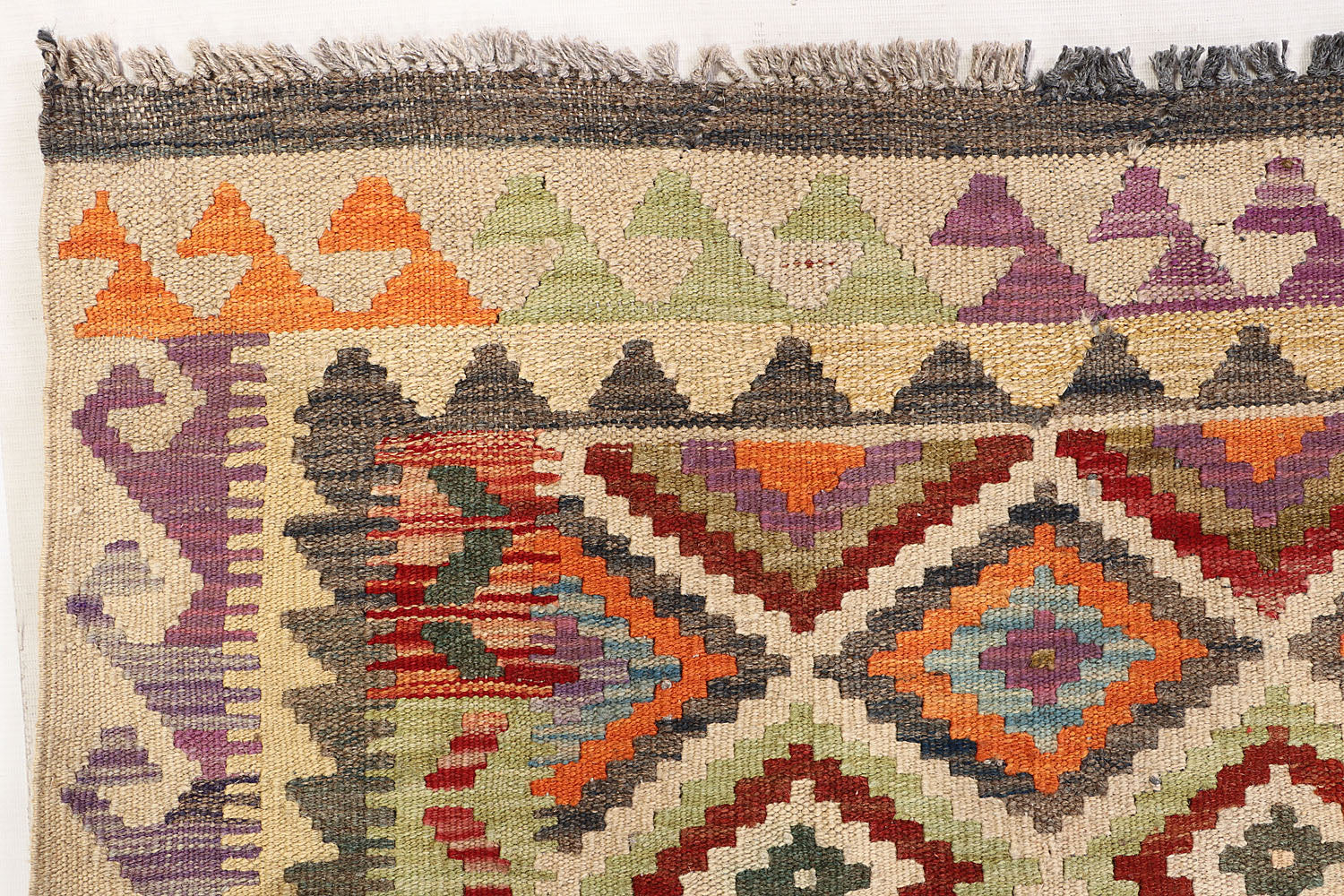 Multy Handmade Veggie Dye Kilim Rug Rectangular