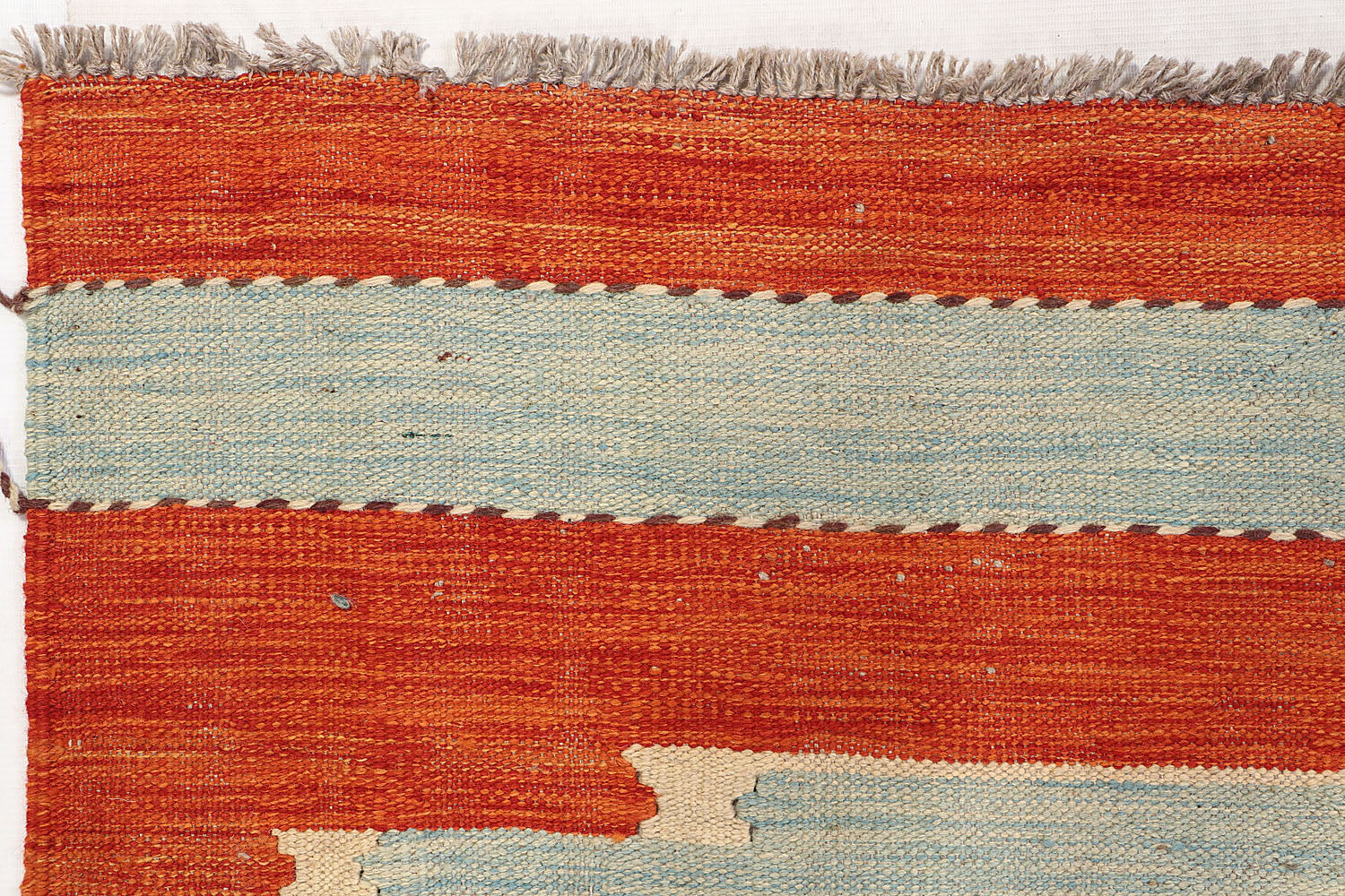 5' 6" X 8'  Multy Handmade Veggie Dye Kilim Rug Rectangular