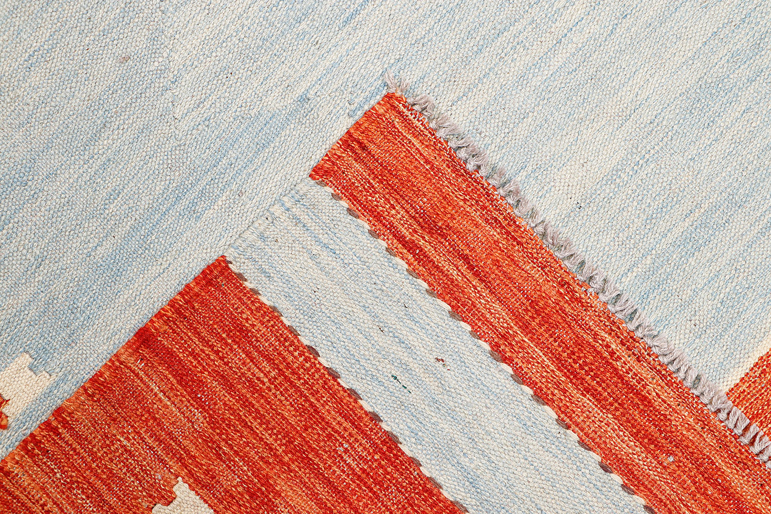 5' 6" X 8'  Multy Handmade Veggie Dye Kilim Rug Rectangular