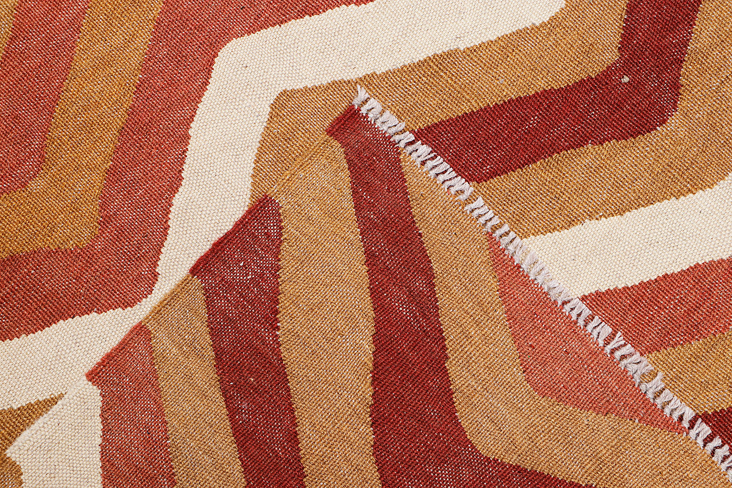 5' 6" X 8'  Multy Handmade Veggie Dye Kilim Rug Rectangular