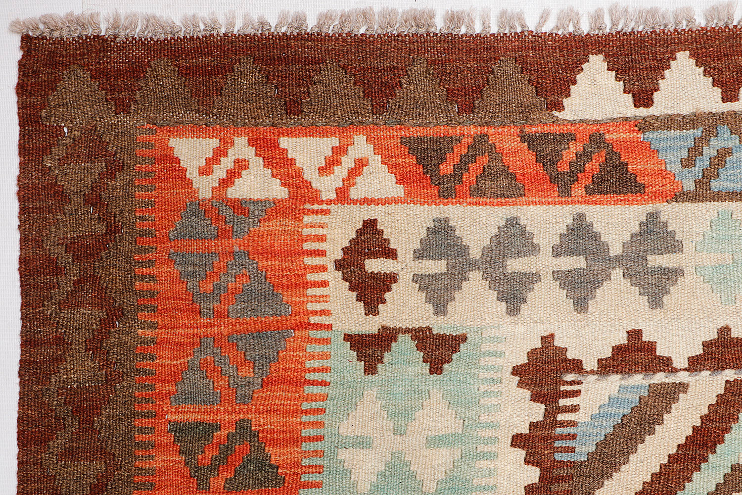 Multy Handmade Veggie Dye Kilim Rug Rectangular