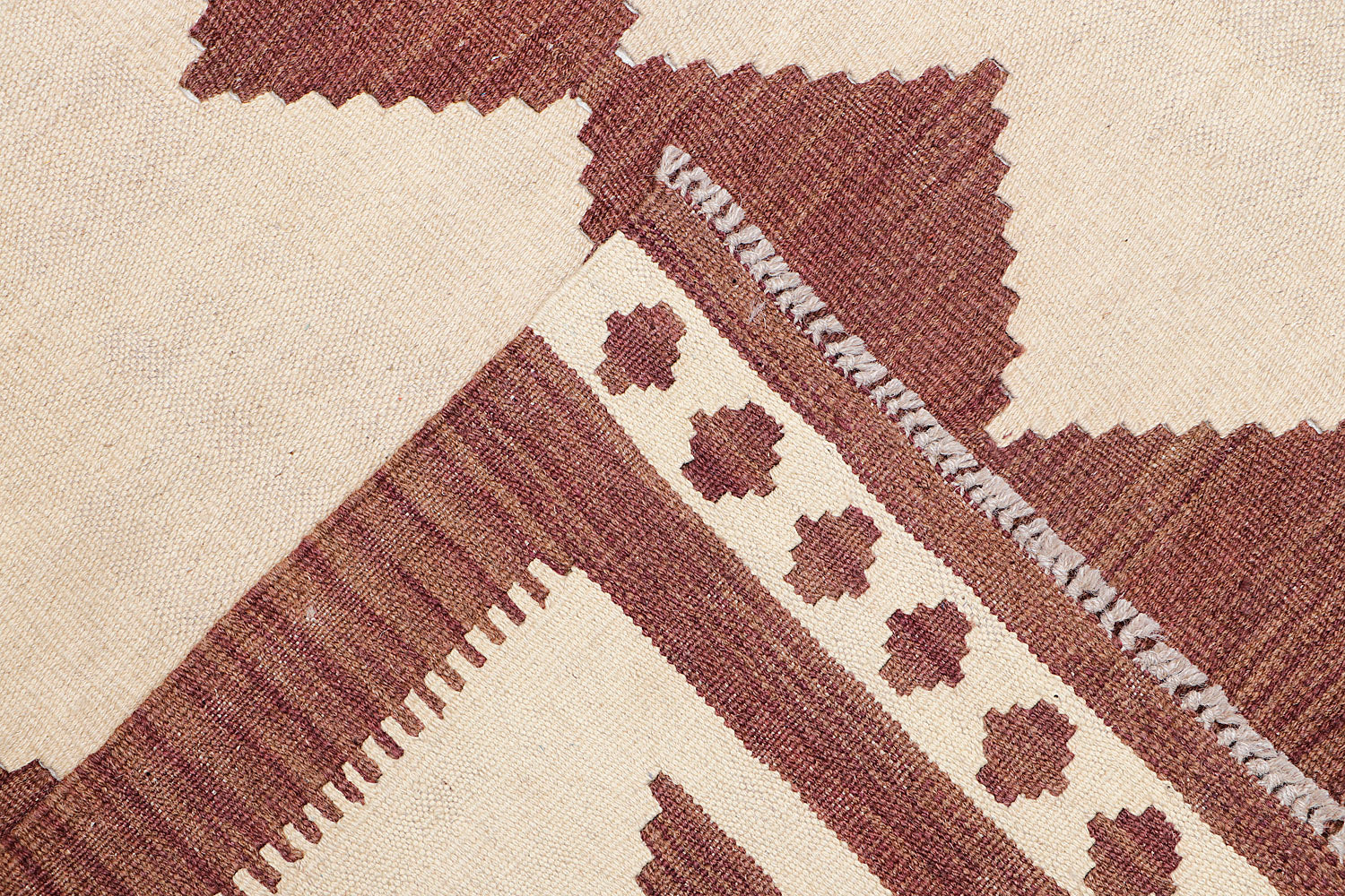 5' 6" X 8'  Multy Handmade Veggie Dye Kilim Rug Rectangular