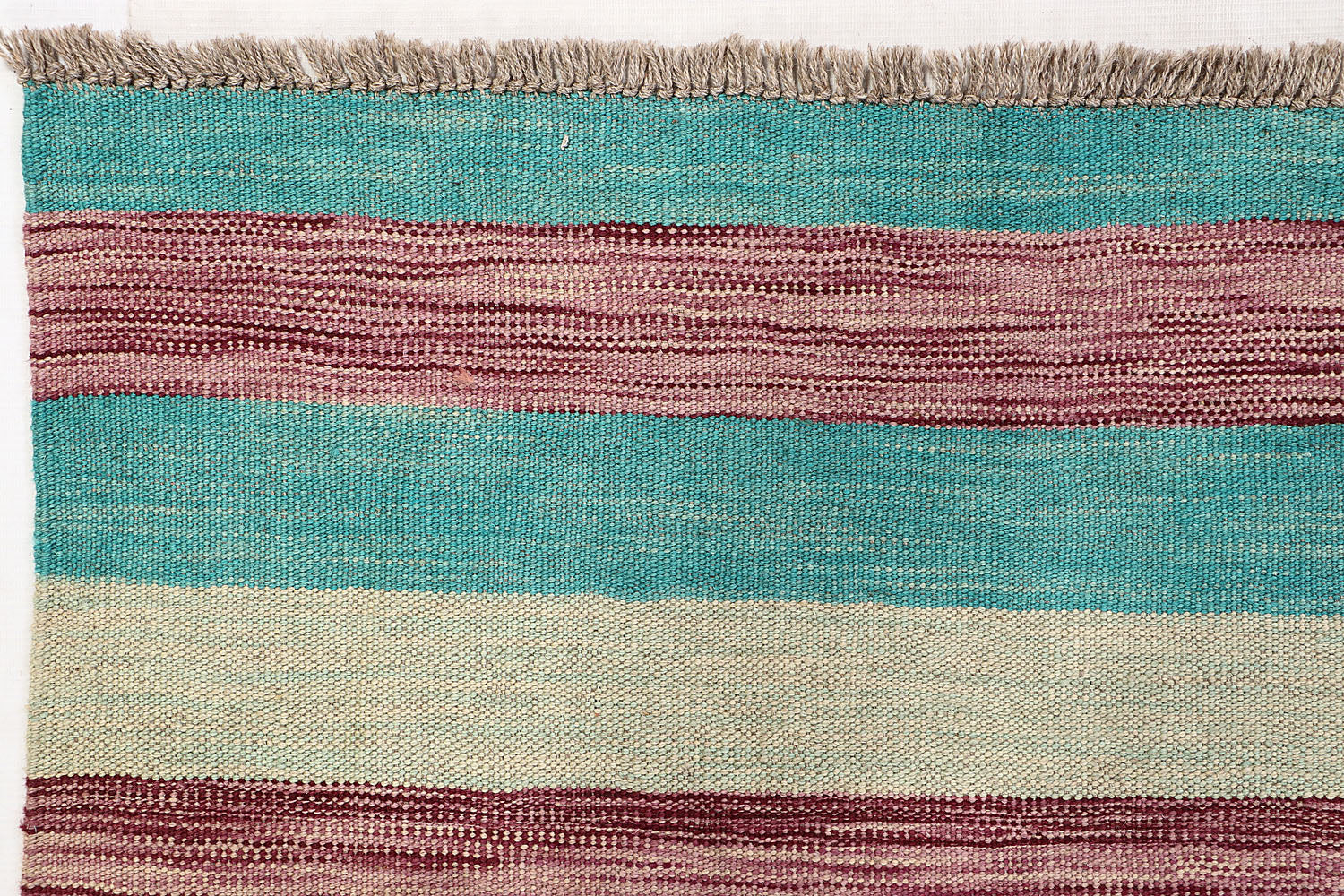 5' 6" X 8'  Multy Handmade Veggie Dye Kilim Rug Rectangular
