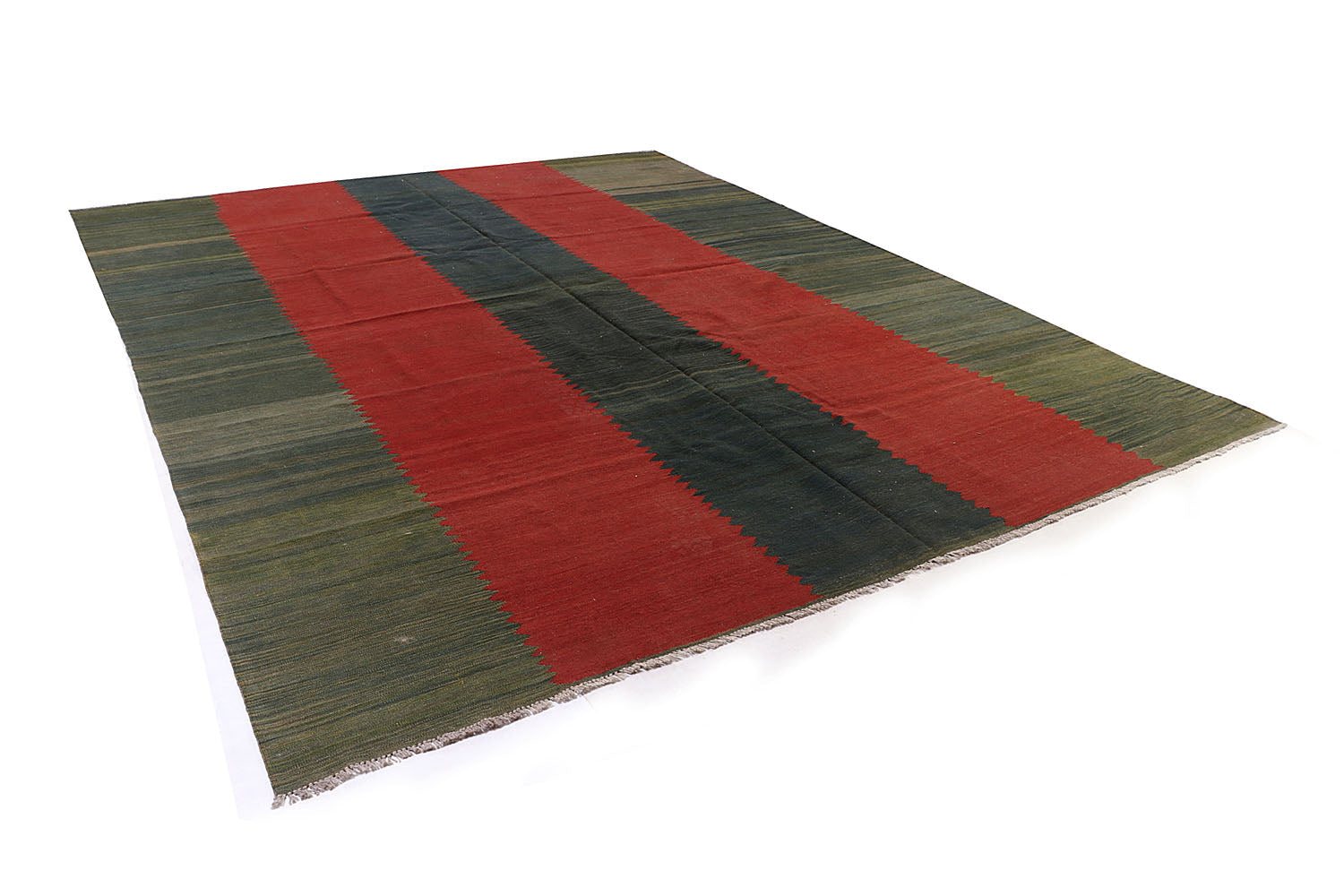 10' X 13'  Multy Handmade Veggie Dye Kilim Rug Rectangular