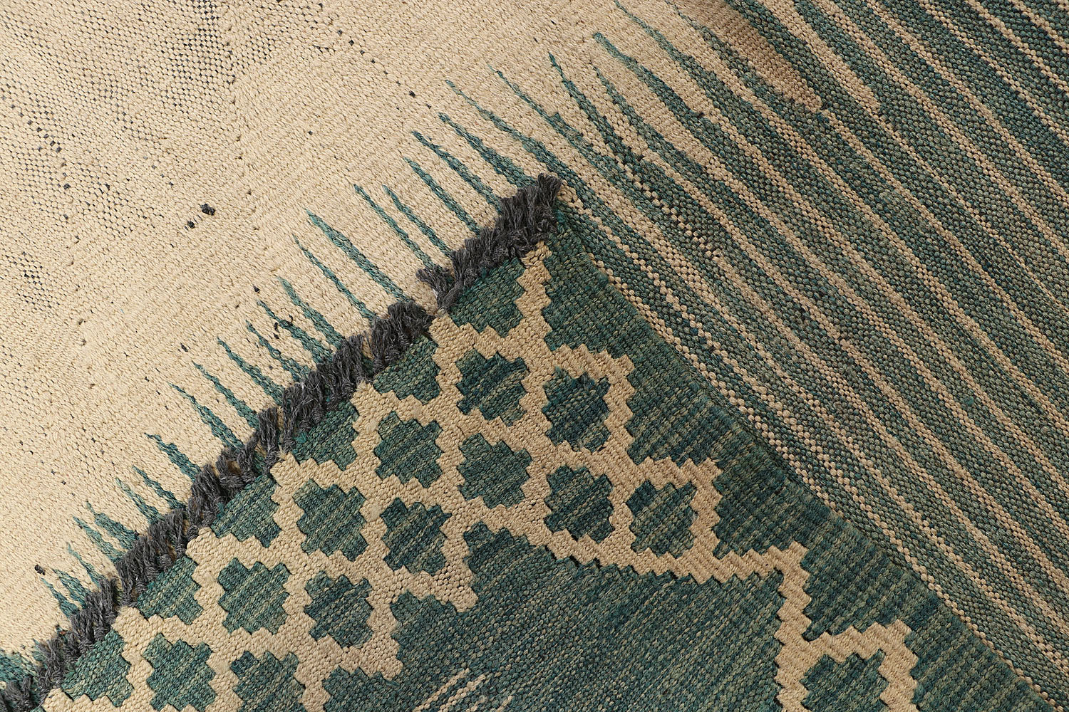 8' X 10'  Multy Handmade Veggie Dye Kilim Rug Rectangular