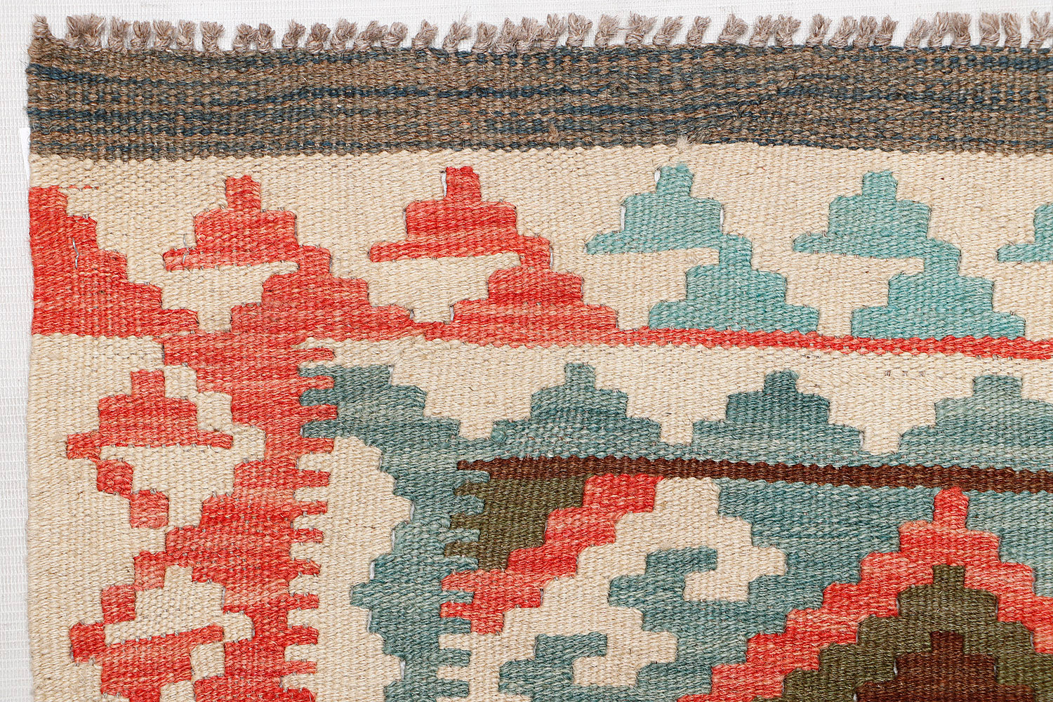 Multy Handmade Veggie Dye Kilim Rug Runner