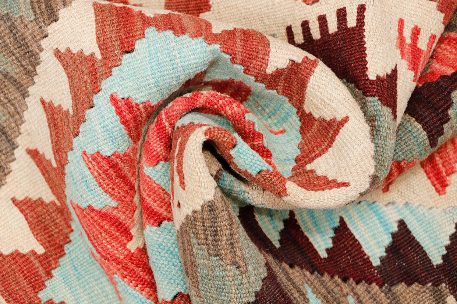 Multy Handmade Veggie Dye Kilim Rug Runner