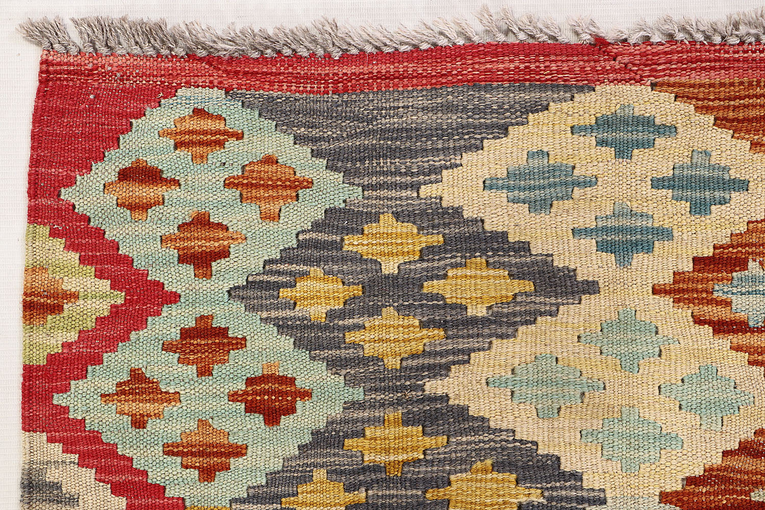 Multy Handmade Veggie Dye Kilim Rug Runner