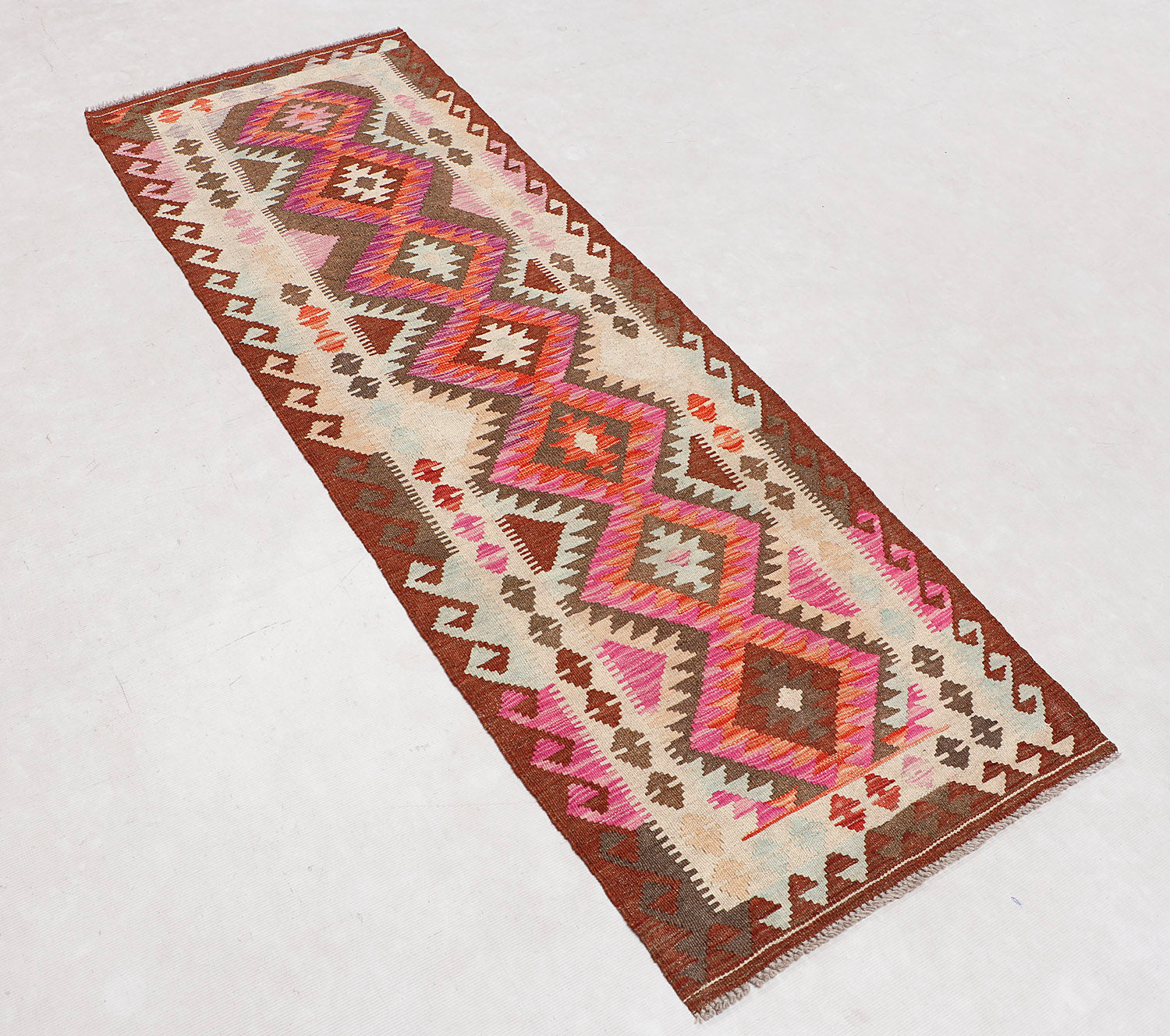 Multy Handmade Veggie Dye Kilim Rug Rectangular