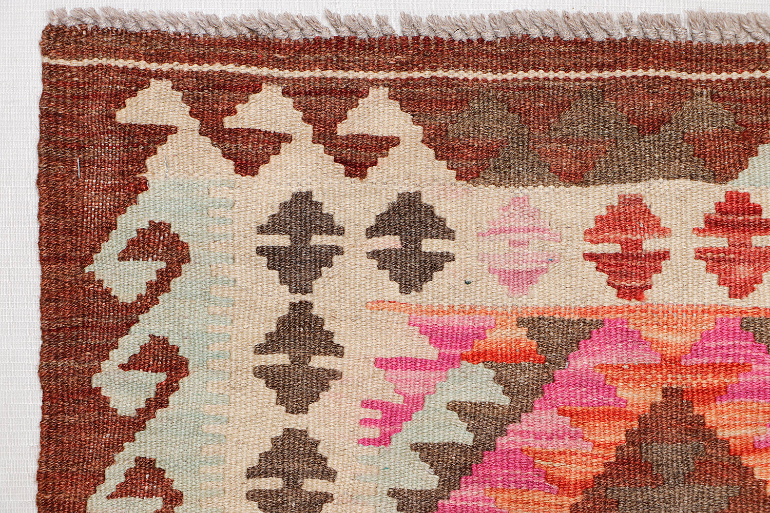 Multy Handmade Veggie Dye Kilim Rug Rectangular