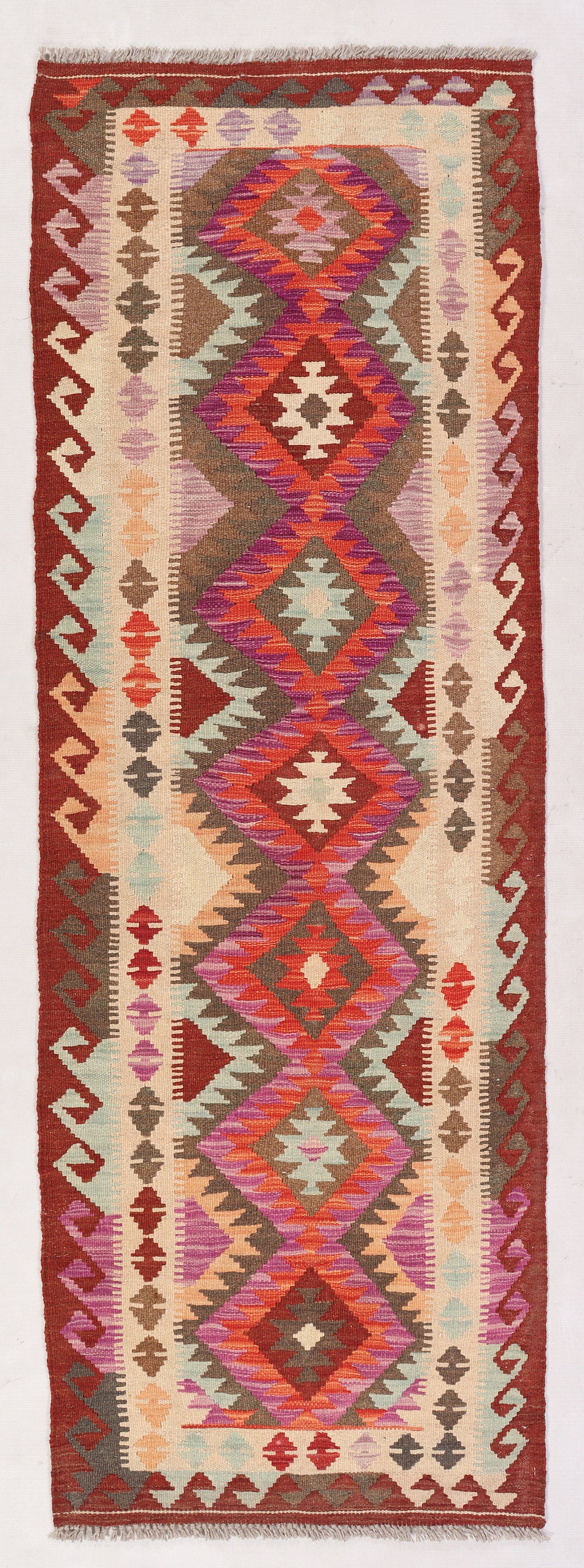 Multy Handmade Veggie Dye Kilim Rug Rectangular