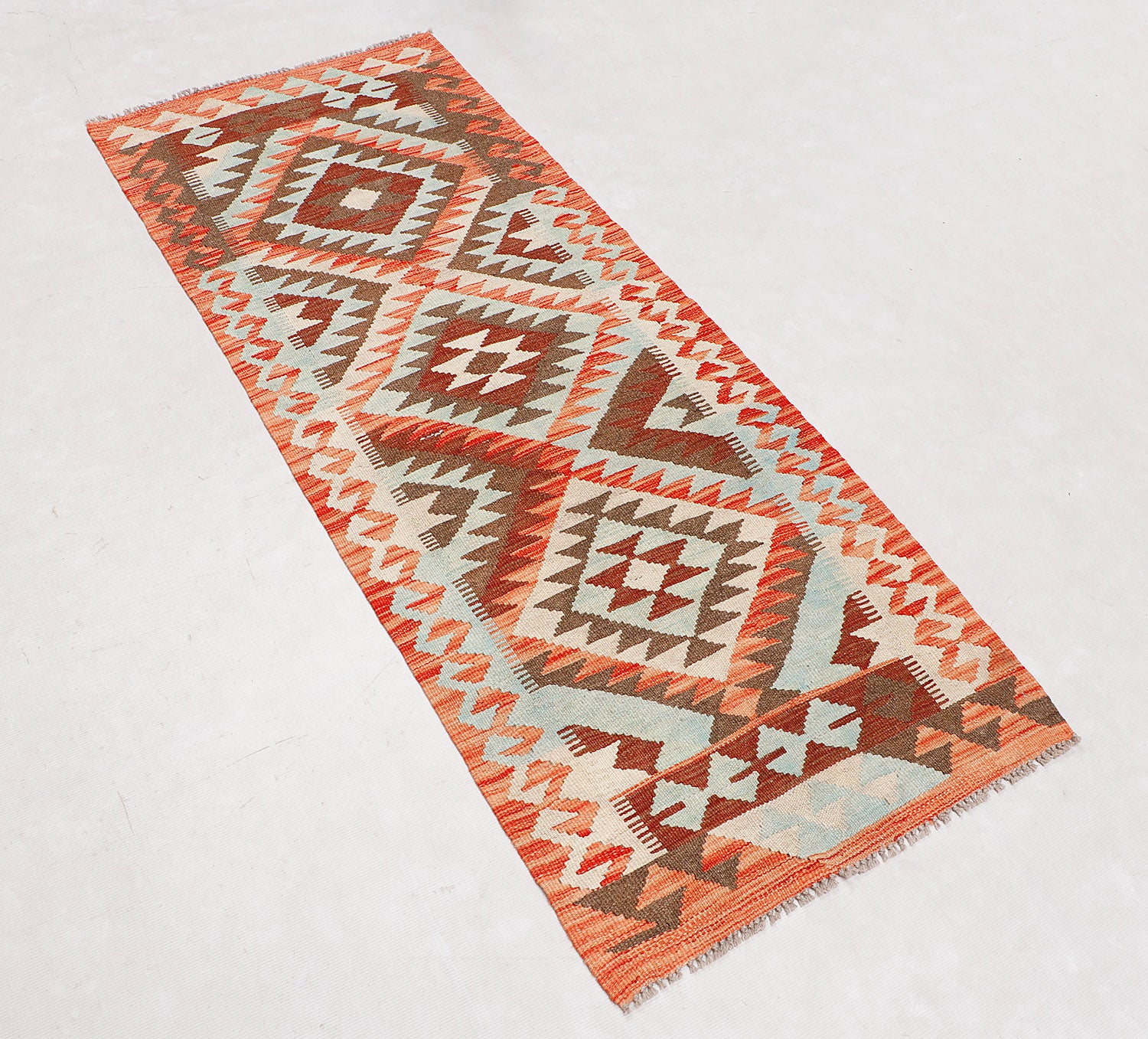 Multy Handmade Veggie Dye Kilim Rug Rectangular