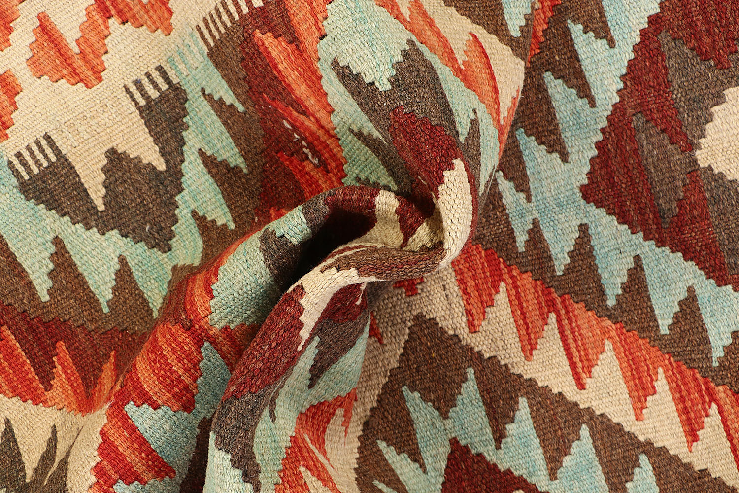 Multy Handmade Veggie Dye Kilim Rug Rectangular