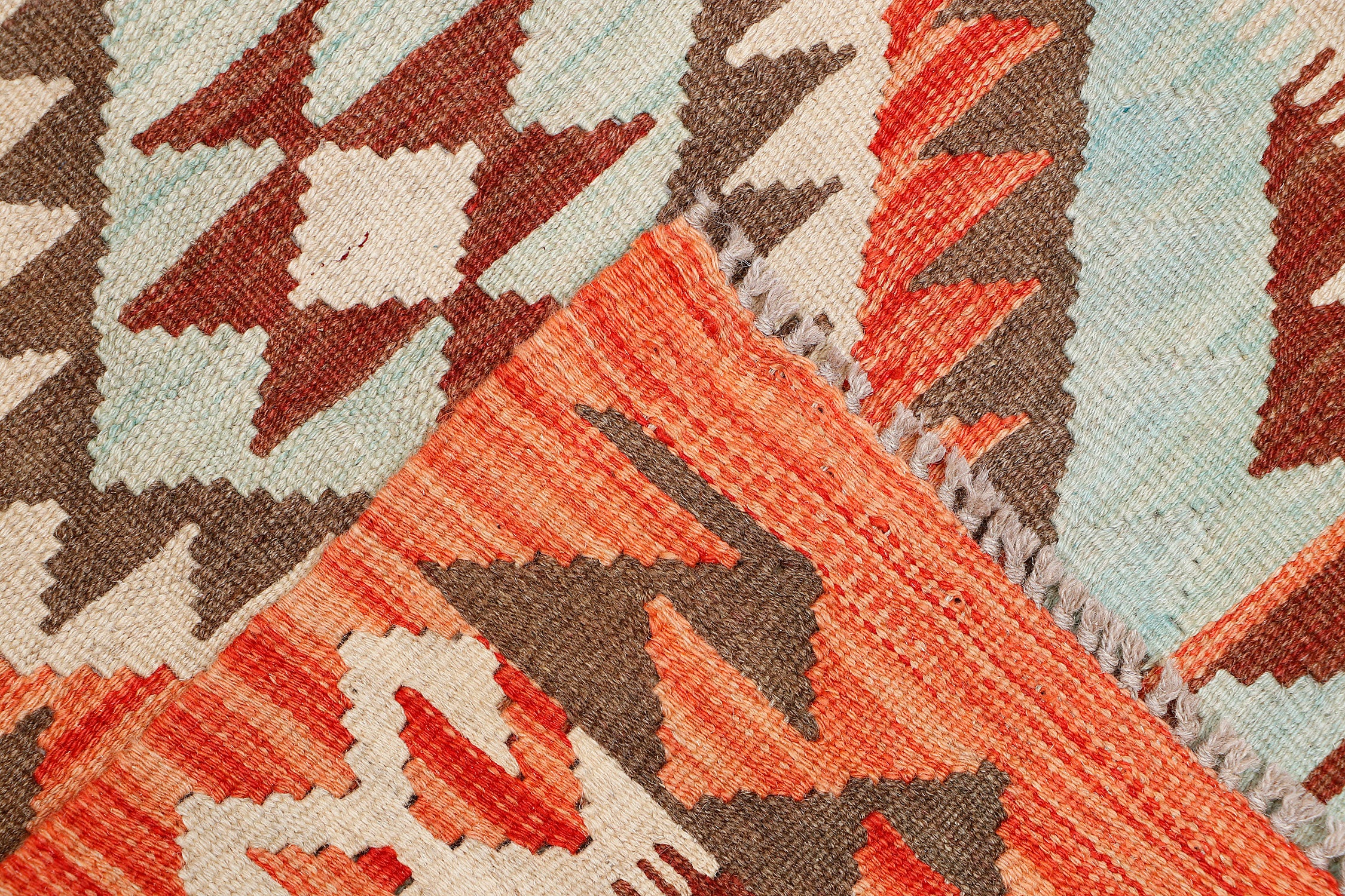 Multy Handmade Veggie Dye Kilim Rug Rectangular