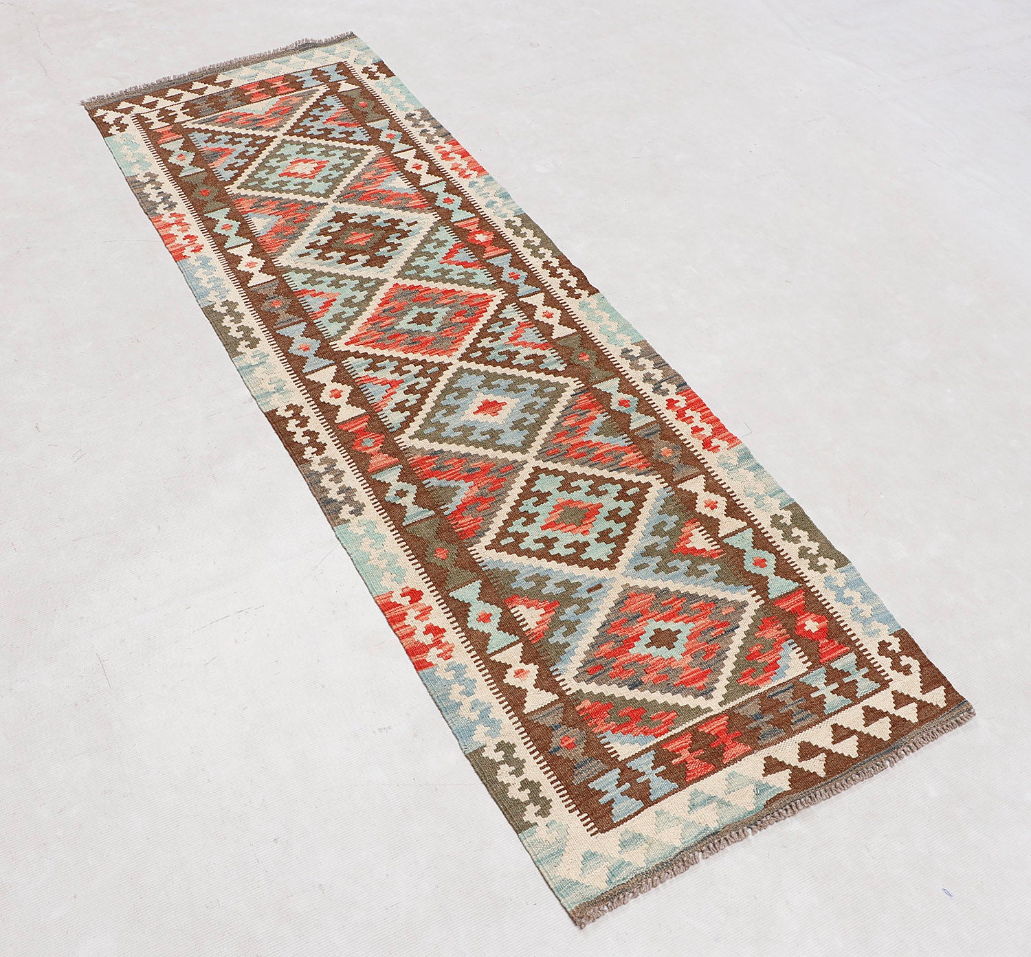 Multy Handmade Veggie Dye Kilim Rug Rectangular