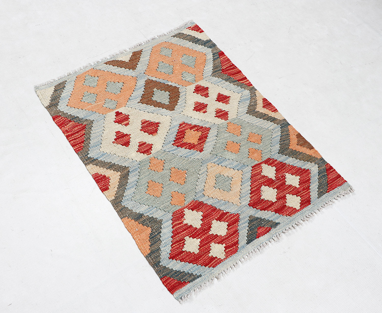2' x 3'  Multy Handmade Veggie Dye Kilim Rug Rectangular