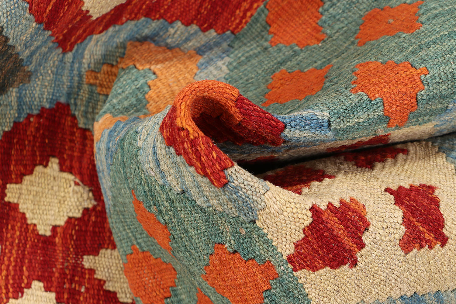 2' x 3'  Multy Handmade Veggie Dye Kilim Rug Rectangular