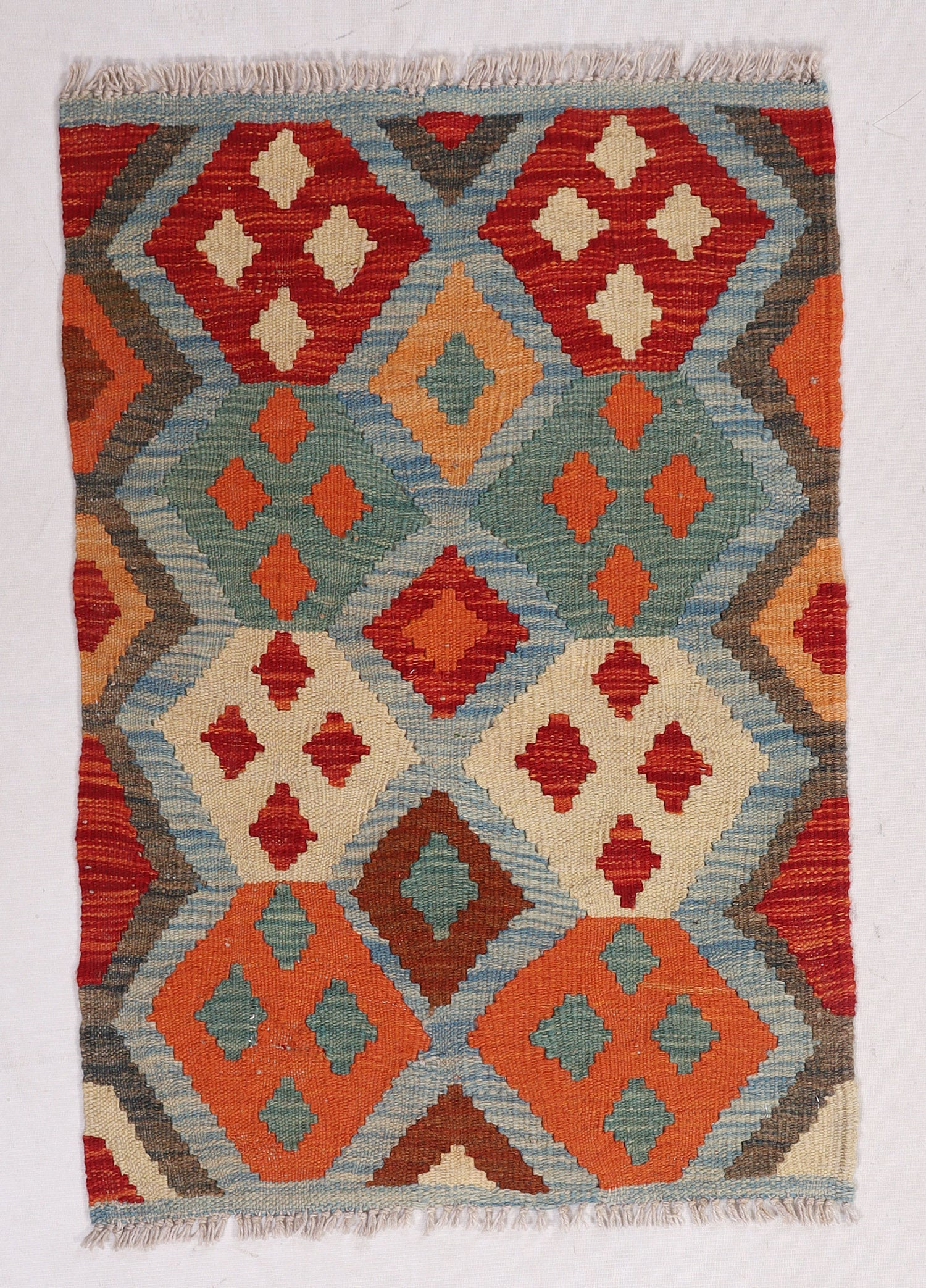 2' x 3'  Multy Handmade Veggie Dye Kilim Rug Rectangular