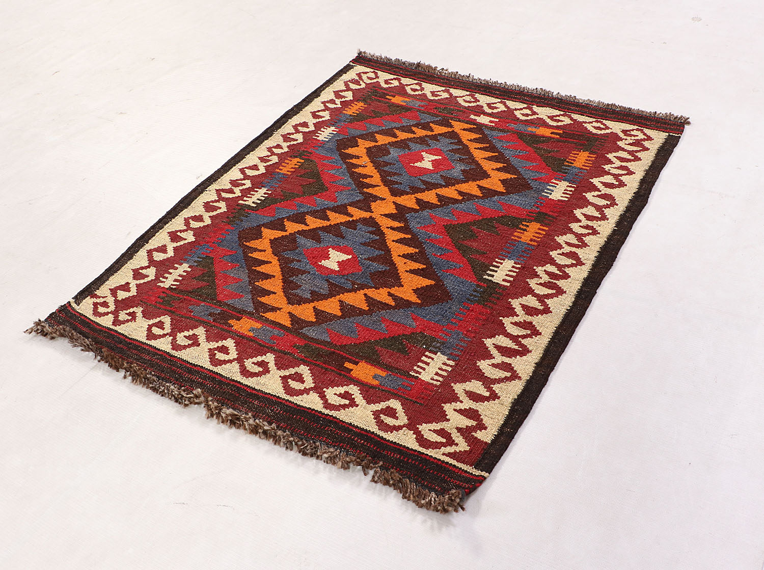 2' x 3'  Multy Handmade Veggie Dye Kilim Rug Rectangular