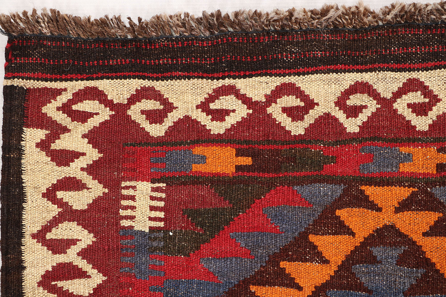 2' x 3'  Multy Handmade Veggie Dye Kilim Rug Rectangular