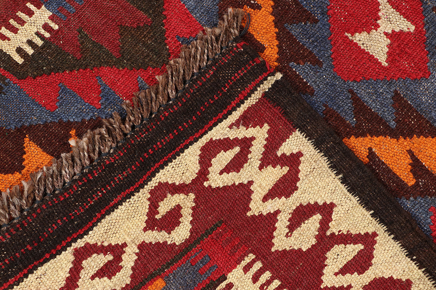 2' x 3'  Multy Handmade Veggie Dye Kilim Rug Rectangular