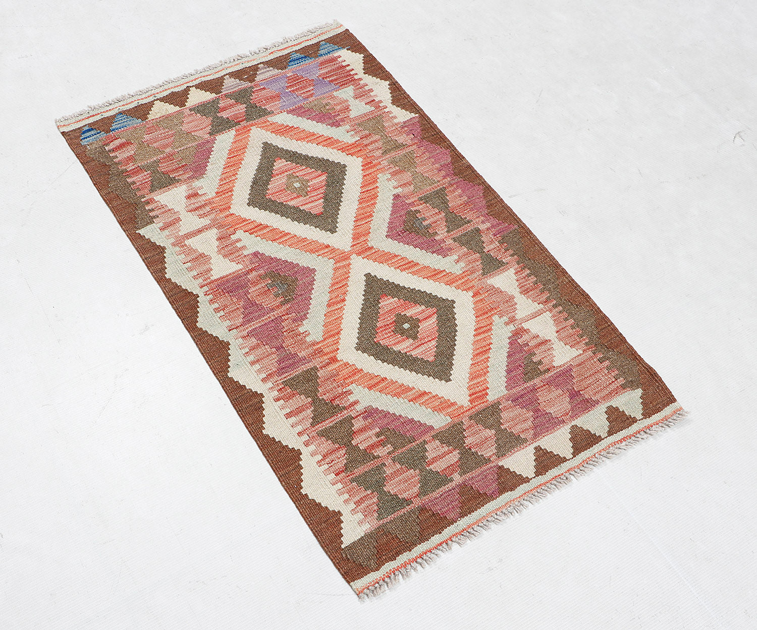 2' x 3'  Multy Handmade Veggie Dye Kilim Rug Rectangular
