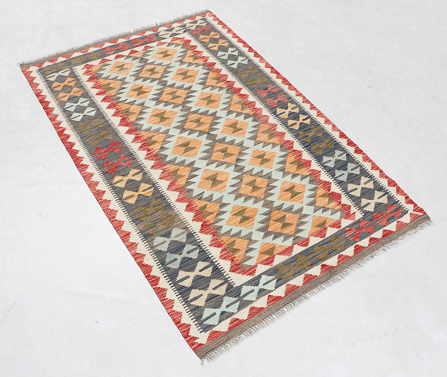 Handmade Veggie Dye Kilim Rug