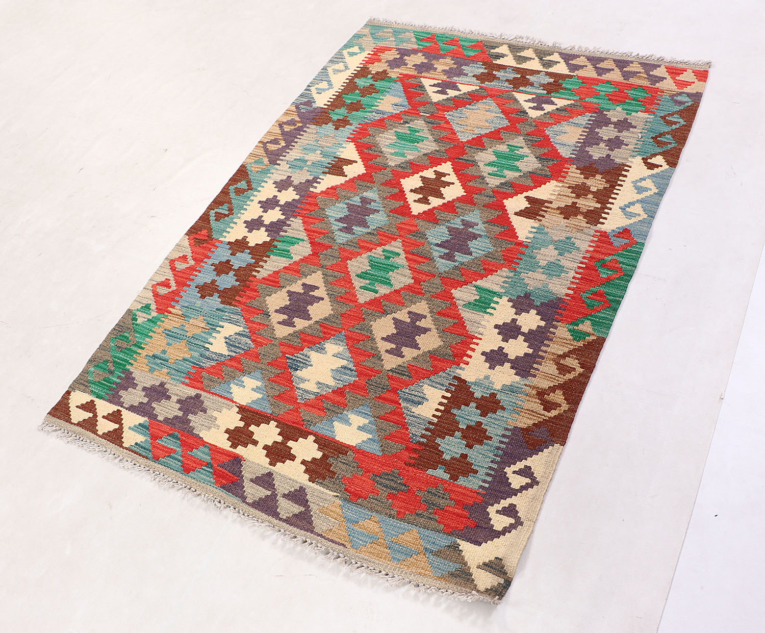 Handmade Veggie Dye Kilim Rug