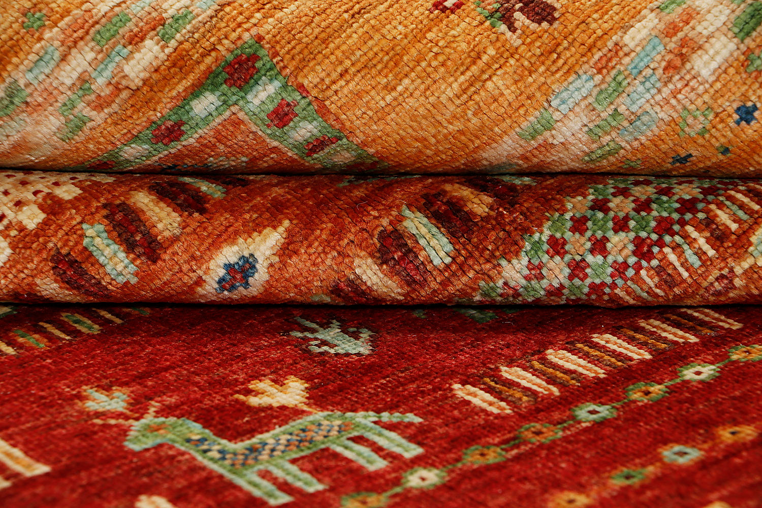Loribaft Persian Hand Knotted Wool Runner Multicolor 2'6" x 8'