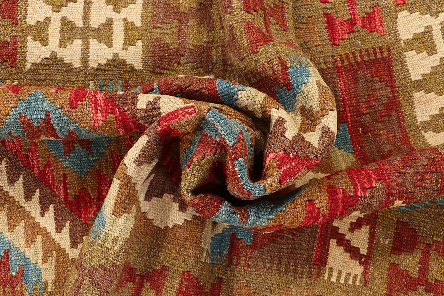 3' X 5'  Multy Handmade Veggie Dye Kilim Rug Rectangular