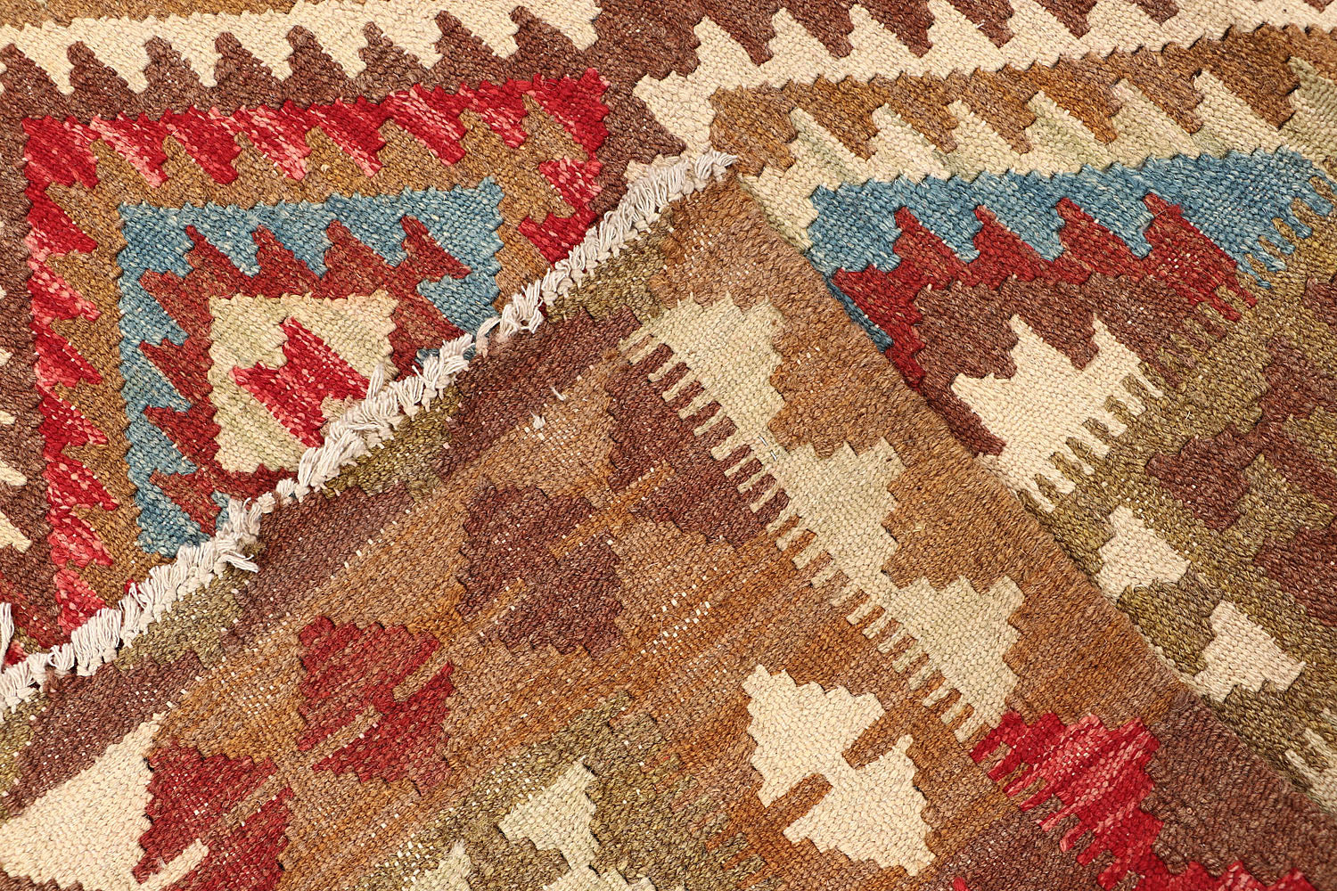 3' X 5'  Multy Handmade Veggie Dye Kilim Rug Rectangular
