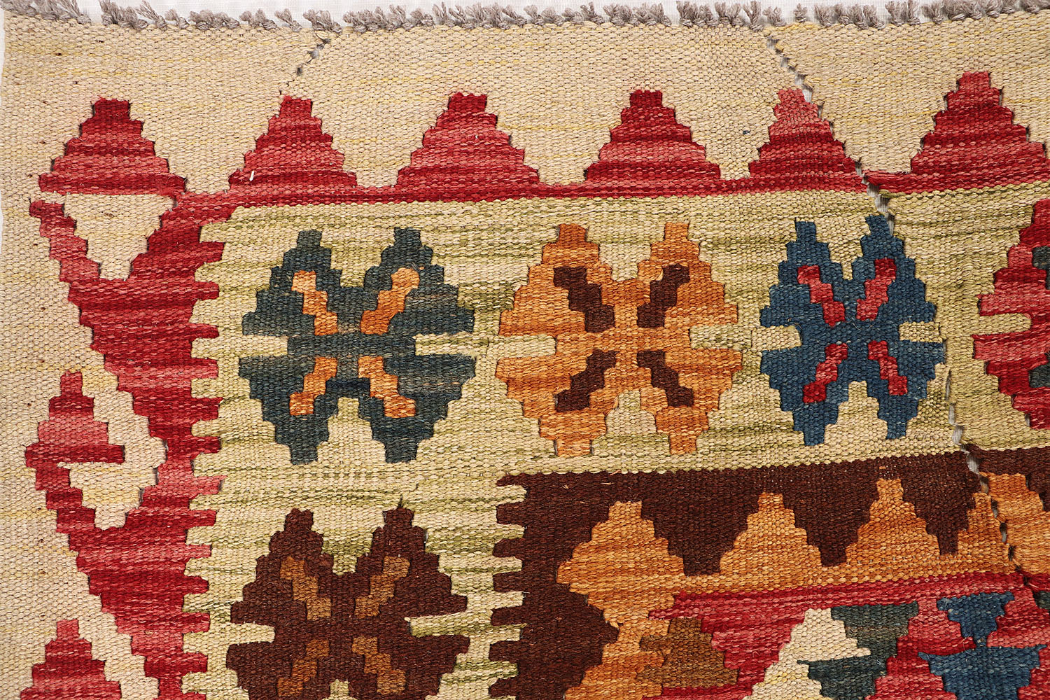 3' X 5'  Multy Handmade Veggie Dye Kilim Rug Rectangular