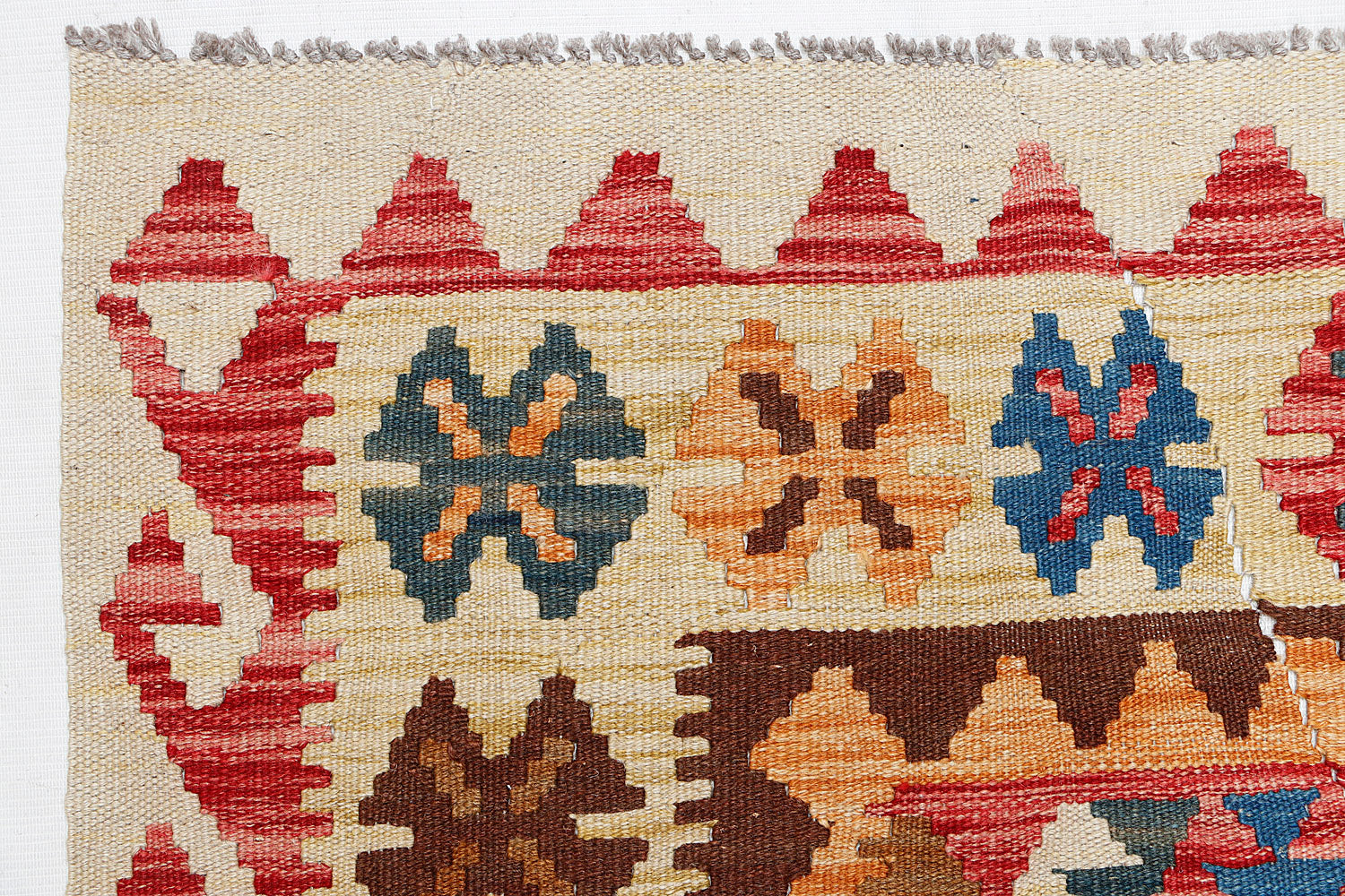 3' X 5'  Multy Handmade Veggie Dye Kilim Rug Rectangular