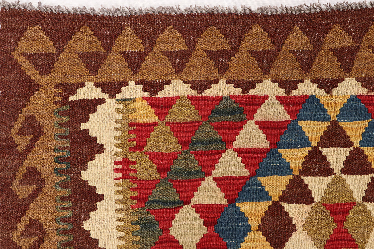 3' X 5'  Multy Handmade Veggie Dye Kilim Rug Rectangular