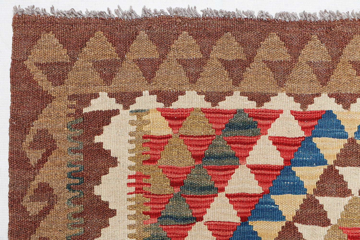3' X 5'  Multy Handmade Veggie Dye Kilim Rug Rectangular