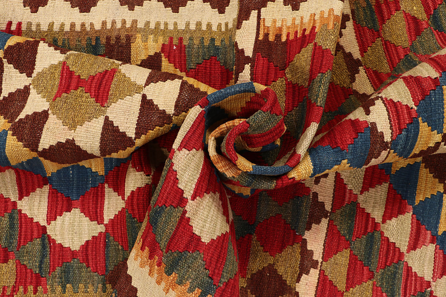 3' X 5'  Multy Handmade Veggie Dye Kilim Rug Rectangular