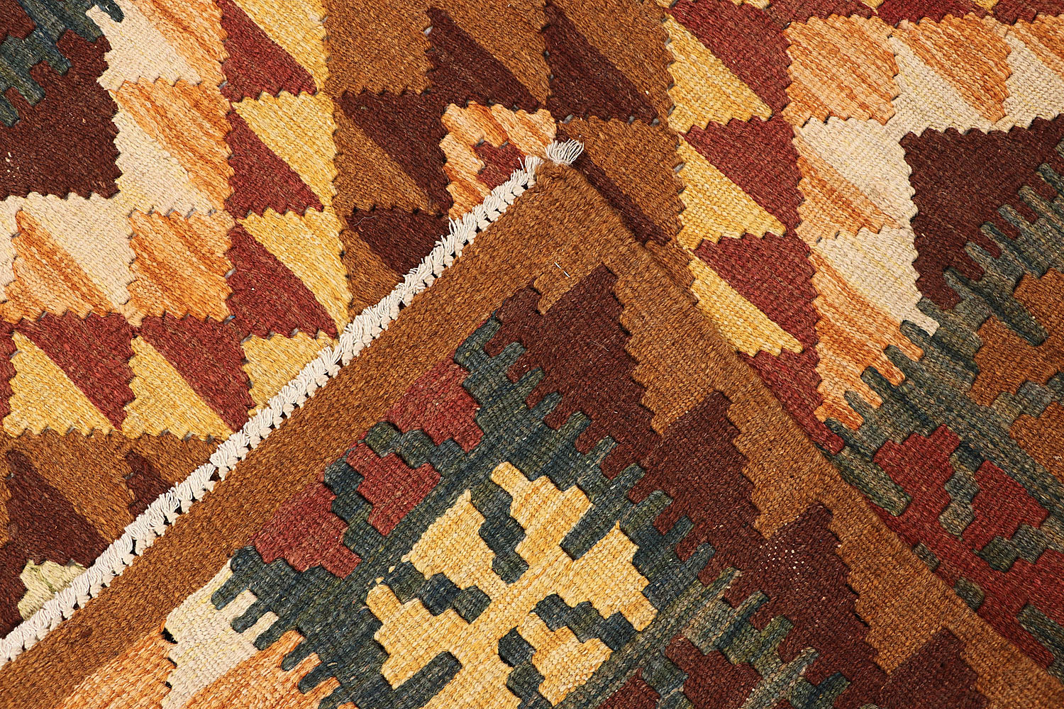3' X 5'  Multy Handmade Veggie Dye Kilim Rug Rectangular