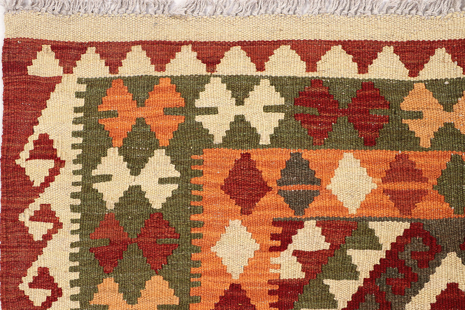 3' X 5'  Multy Handmade Veggie Dye Kilim Rug Rectangular