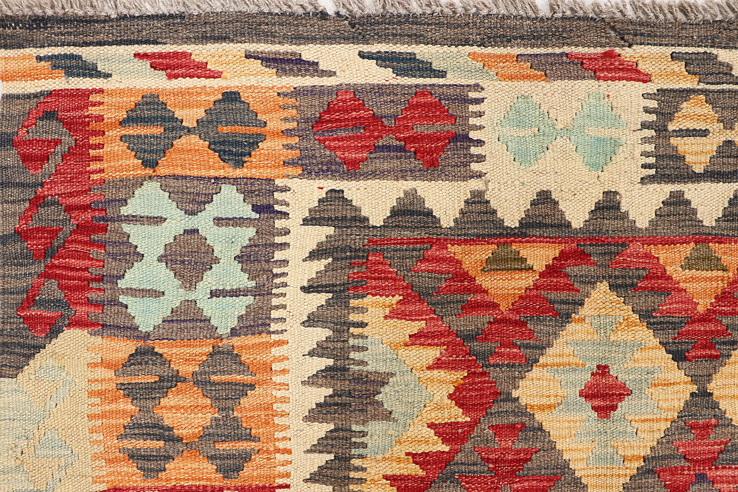 3' X 5'  Multy Handmade Veggie Dye Kilim Rug Rectangular