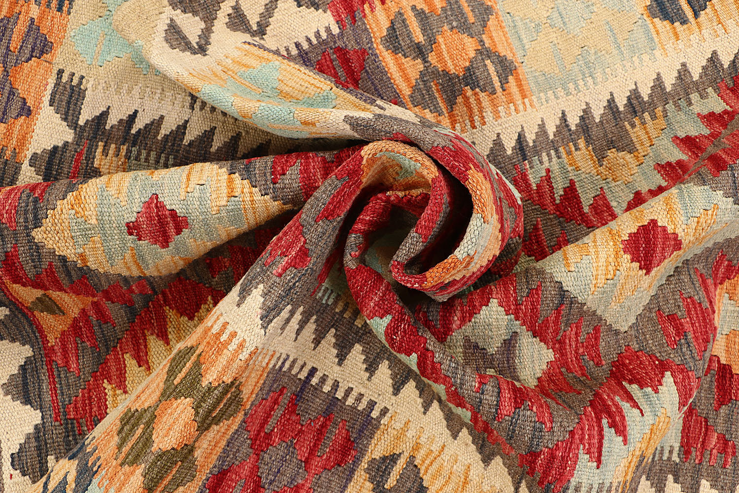 3' X 5'  Multy Handmade Veggie Dye Kilim Rug Rectangular
