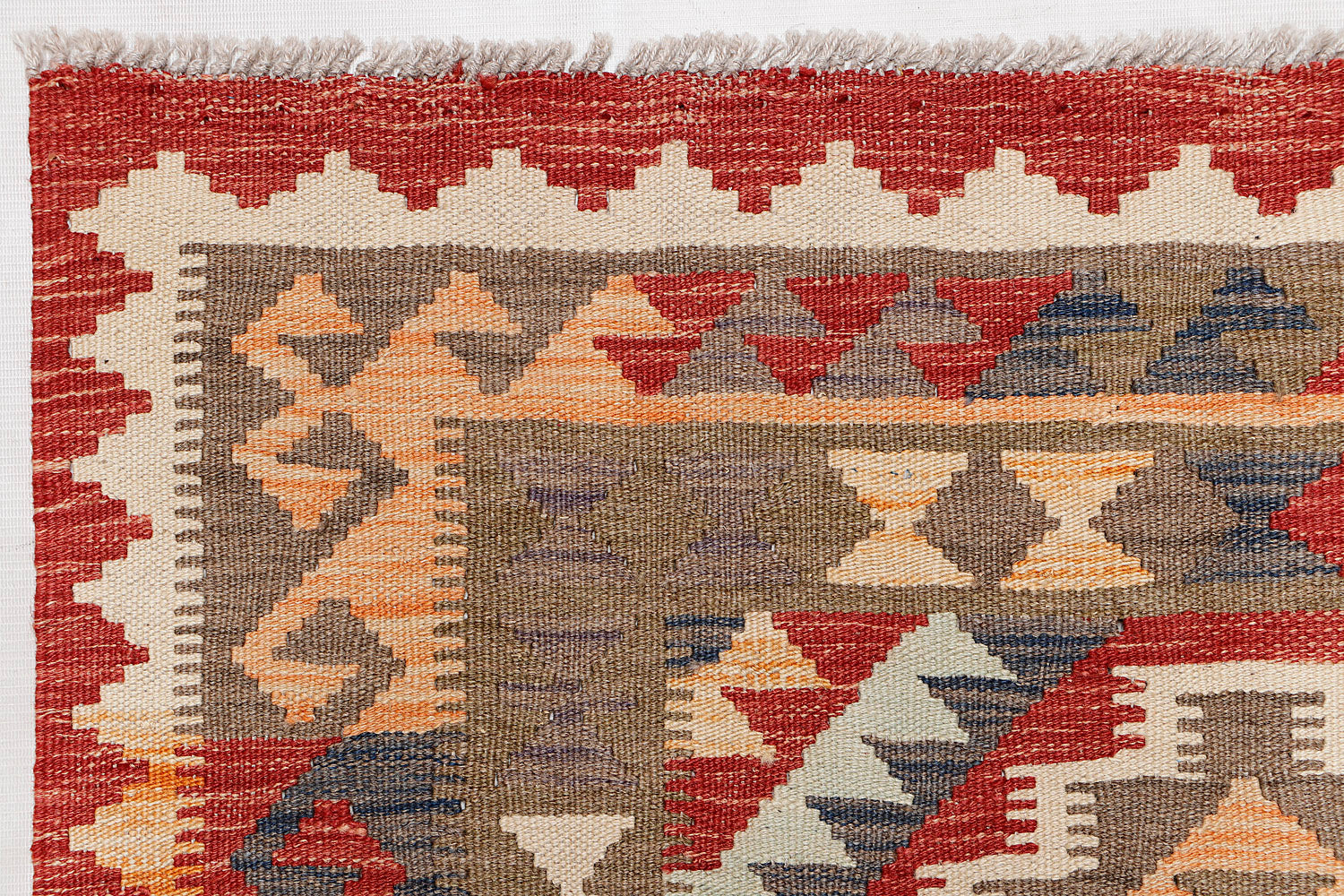 3' X 5'  Multy Handmade Veggie Dye Kilim Rug Rectangular